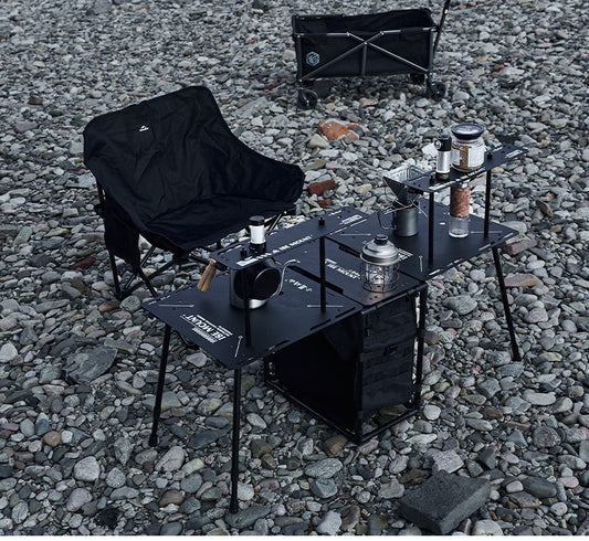 【TenK+】All-in-one foldable soft shell storage box and table