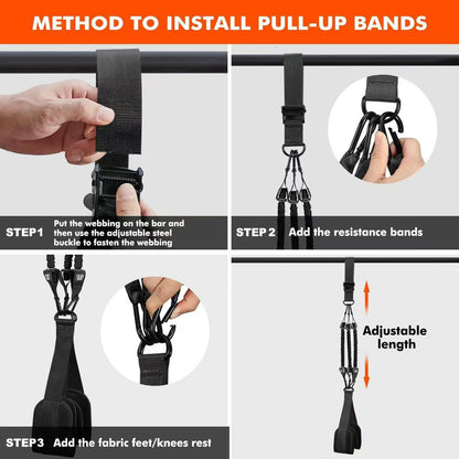 Pull-Up Assist Resistance Band System