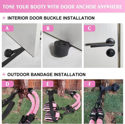 Ankle Resistance Bands for Leg & Glute Training