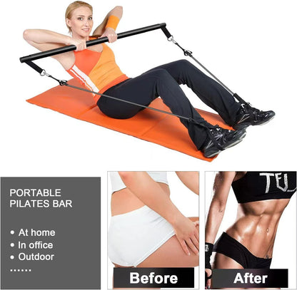 Multifunction Resistance Bar Set – Full Body Workout System